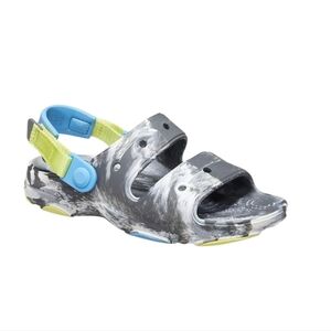 Crocs Classic All-Terrain Marbled Sandal - Boys Size J5